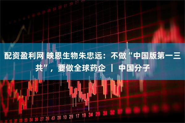 配资盈利网 映恩生物朱忠远：不做“中国版第一三共”，要做全球药企 ｜ 中国分子